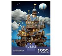 Puzzle Da 1000 Pezzi Per Adolescenti Fantasy Floating Castle Puzzle Per Adulti Giochi Rilassanti Ma Divertenti E Umoristici È Ideale Come Regalo 38x26cm/1000pcs