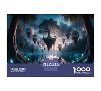 Puzzle Da 1000 Pezzi Per Adolescenti Fantasy Forest Reflections Puzzle Per Adulti Gioco Pratico Vacanza A Casa Passa Il Tempo Aiuta Ad Allenare Il Cervello 38x26cm/1000pcs