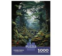 Puzzle Da 1000 Pezzi Per Adolescenti Fantasy Forest Stream Puzzle Per Adulti Gioco Per Famiglie Un'opera D'arte Regali Unici Per Compleanni E Occasioni Speciali 38x26cm/1000pcs