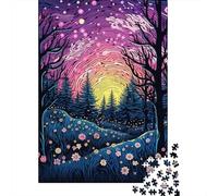 Puzzle Da 1000 Pezzi Per Adolescenti Fantasy Forest Sunset Puzzle Per Adulti Giochi Divertenti Regali Per Donne Per Compleanno, Natale 70x50cm/1000pcs