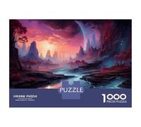 Puzzle Da 1000 Pezzi Per Adolescenti Fantasy Landscape Art Print-4 Puzzle Per Adulti Gioco Pratico Vacanza A Casa Passa Il Tempo Aiuta Ad Allenare Il Cervello 52x38cm/1000pcs