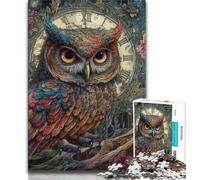 Puzzle da 1000 pezzi per adolescenti Fantasy Owl da 1000 pezzi per adolescenti, ideale come regalo per tutta la famiglia, adatto per bambini dai 14 anni in su (dimensioni 38x26cm)