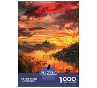 Puzzle Da 1000 Pezzi Per Adolescenti Fantasy Sunset Landscape Puzzle Per Adulti Gioco Pratico Regali Per Donne Regali Per Amici E Familiari 38x26cm/1000pcs