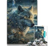 Puzzle da 1000 pezzi per adolescenti Fantasy Wolf, gioco educativo per famiglie, regali per amici e familiari per età 14 38x26cm