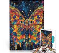 Puzzle da 1000 pezzi per adolescenti Farfalla psichedelica Giochi educativi Decorazione della casa Migliorare l'amore tra le coppie 52x38cm
