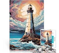 Puzzle da 1000 pezzi per adolescenti Faro Oceano per il giocattolo di sfida del gioco educativo offerte come regali per tutta la famiglia 50x70cm