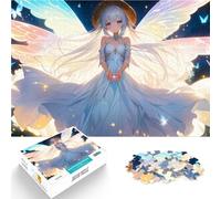 Puzzle da 1000 pezzi per adolescenti Fata con ali di farfalla giocattoli educativi per l'apprendimento è ideale come regalo per tutta la famiglia 75x50cm