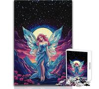 Puzzle da 1000 pezzi per adolescenti Fata nel cielo notturno Gara di velocità a mano Giochi rilassanti per bambini dai 14 anni in su (dimensioni 50x75cm)