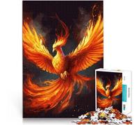 Puzzle da 1000 pezzi per adolescenti Fenice ardente Giocattoli educativi per l'apprendimento Giochi per famiglie per la decorazione della casa 75x50cm