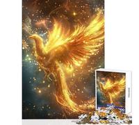 Puzzle da 1000 pezzi per adolescenti Fenice Creatura leggendaria Decorazione per la casa Giocattoli Regalo divertente Gioco pratico Ogni pezzo è unico - Dimensioni 38x26cm