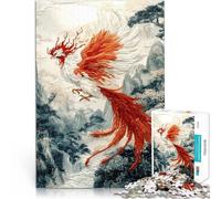 Puzzle da 1000 pezzi per adolescenti Fenice in volo per il giocattolo di sfida del gioco educativo Migliorare l'amore tra le coppie 75x50cm
