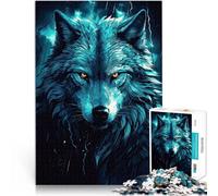 Puzzle da 1000 pezzi per adolescenti Fenrir il lupo nordico Sfida di gioco educativo giocattolo Decorazioni e regali unici per la casa 75x50cm