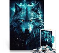 Puzzle da 1000 pezzi per adolescenti Fenrir il lupo nordico Vacanza a casa: uccidere il tempo offerte come regali per tutta la famiglia 38x26cm