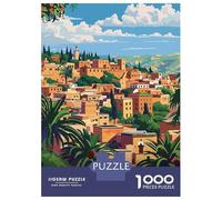Puzzle Da 1000 Pezzi Per Adolescenti Fez, Morocco Travel Puzzle Per Adulti Gioco Pratico Regali Per Donne Regali Per Amici E Familiari 38x26cm/1000pcs