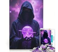 Puzzle da 1000 pezzi per adolescenti figura mistica che tiene in mano qualcosa di luminoso giochi educativi assemblaggio di modelli collezione d'artista belle arti 38x26cm