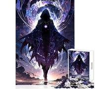Puzzle da 1000 pezzi per adolescenti figura mistica con mantello con cappuccio giocattoli fai da te regali per donne e uomini gioco pratico collezione di artisti belle arti dimensioni 38x52cm