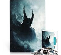 Puzzle da 1000 pezzi per adolescenti Figura oscura nella nebbia giochi divertenti per famiglie Migliorare l'amore tra le coppie 38x26cm