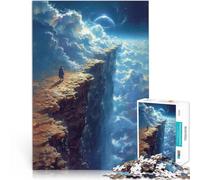 Puzzle da 1000 pezzi per adolescenti Figura solitaria sul bordo Giocattoli da gioco per regalo di famiglia per la decorazione della casa 38x26cm