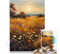 Puzzle da 1000 pezzi per adolescenti Fiori autunnali Antistress Vacanza in patria Uccidere il tempo Lista dei desideri con Babbo Natale 38x26cm