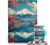 Puzzle da 1000 pezzi per adolescenti fiori di ciliegio in Giappone Difficile Duro Attività divertenti a casa, regali di compleanno, regali di viaggio, 38x26cm