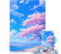 Puzzle da 1000 pezzi per adolescenti Fiori nel cielo Antistress Vacanza in patria Uccidere il tempo Adatto per la decorazione del desktop 38x26cm