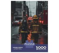 Puzzle Da 1000 Pezzi Per Adolescenti Firefighter Girlfriend Puzzle Per Adulti Giocattolo Decorazione Da Parete Corsa Di Velocità Manuale Sfida Da Completare 70x50cm/1000pcs