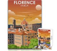 Puzzle da 1000 pezzi per adolescenti Firenze Italia Viaggio Arte Gioco educativo per famiglie Regalo di compleanno Opera d'arte Regalo Dimensioni 50x75cm