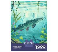 Puzzle Da 1000 Pezzi Per Adolescenti Fish in Aquatic Plants Puzzle Per Adulti Giochi Rilassanti Corsa Di Velocità Manuale Regali Di Natale E Compleanno 38x26cm/1000pcs
