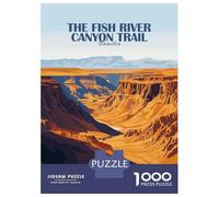 Puzzle Da 1000 Pezzi Per Adolescenti Fish River Canyon Trail, Namibia Puzzle Per Adulti Gioco Per Famiglie Un'opera D'arte Regali Unici Per Compleanni E Occasioni Speciali 38x26cm/1000pcs
