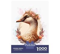 Puzzle Da 1000 Pezzi Per Adolescenti Floral Goose Farm Animal Puzzle Per Adulti Gioco Rompicapo Antistress Per Compleanno, Natale 38x26cm/1000pcs