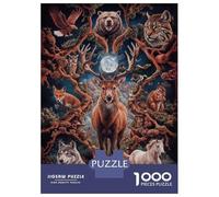 Puzzle Da 1000 Pezzi Per Adolescenti Forest Animals Puzzle Per Adolescenti Gioco Per Famiglie Migliora La Memoria Regali Unici Per Compleanno E Natale 52x38cm/1000pcs