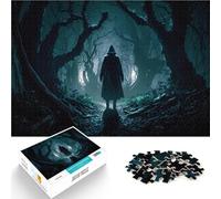 Puzzle da 1000 pezzi per adolescenti Foresta di fantasia oscura Gioco intellettuale giocattolo perché è ideale come regalo per tutta la famiglia 38x26cm