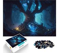 Puzzle da 1000 pezzi per adolescenti Foresta di fantasia oscura Sfida di gioco educativo giocattolo perché è ideale come regalo per tutta la famiglia 50x70cm