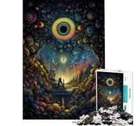 Puzzle da 1000 pezzi per adolescenti Foresta Magica dell'Infinito Puzzle per adulti Giocattolo decorativo da parete Gioco stimolante Regalo (Dimensioni 38x52cm)