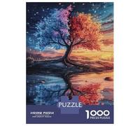Puzzle Da 1000 Pezzi Per Adolescenti Four Seasons Tree Puzzle Per Adulti Gioco Rompicapo Assemblaggio Di Modelli Regali Di Compleanno E Unici 52x38cm/1000pcs