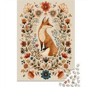 Puzzle Da 1000 Pezzi Per Adolescenti Fox Art Print, Nature Decor Puzzle Per Adulti Giochi Divertenti Migliora La Memoria Regali Unici Per Compleanni E Occasioni Speciali 52x38cm/1000pcs