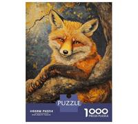 Puzzle Da 1000 Pezzi Per Adolescenti Fox in Autumn Glow Puzzle Per Adolescenti Gioco Rompicapo Regali Per Donne Attività Divertenti A Casa 38x26cm/1000pcs