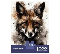 Puzzle Da 1000 Pezzi Per Adolescenti Fox Nature S Crafty One Puzzle Per Adolescenti Gioco Per Famiglie Migliora La Memoria Regali Unici Per Compleanno E Natale 38x26cm/1000pcs