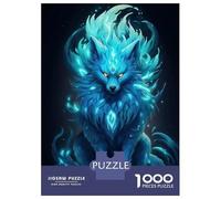 Puzzle Da 1000 Pezzi Per Adolescenti Fox Neon Puzzle Per Adulti Giocattoli Fai Da Te Sfida Difficile Aiuta Ad Allenare Il Cervello 70x50cm/1000pcs