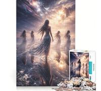 Puzzle da 1000 pezzi per adolescenti "Frammenti di lei" gioco educativo infinito per autodidattica divertente attività da fare a casa per rafforzare l'amore tra le coppie 38x26cm