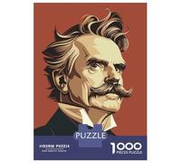 Puzzle Da 1000 Pezzi Per Adolescenti Friedrich Nietzsche Puzzle Per Adolescenti Gioco Pratico Decorazione Murale Difficile Da Completare 38x26cm/1000pcs