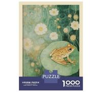 Puzzle Da 1000 Pezzi Per Adolescenti Frog William Morris Botanical Puzzle Per Adulti Giochi Divertenti Regali Per Donne Regali Unici Di Compleanno E Natale 52x38cm/1000pcs