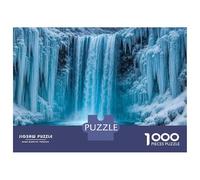 Puzzle Da 1000 Pezzi Per Adolescenti Frozen Waterfall Landscape Puzzle Per Adulti Giochi Rilassanti Ma Divertenti E Umoristici Sfida Da Completare 52x38cm/1000pcs