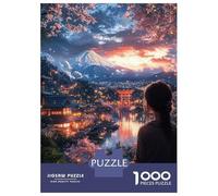 Puzzle Da 1000 Pezzi Per Adolescenti Fuji Torii Gate at Sunset Puzzle Per Adulti Gioco Pratico Sfida Difficile Regali Per Amici E Familiari 52x38cm/1000pcs