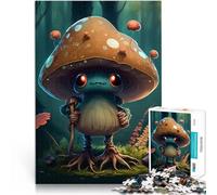 Puzzle da 1000 pezzi per adolescenti funghi magici Difficile da completare ma divertente e umoristico Adatto per la decorazione del desktop 38x26cm