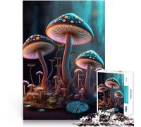 Puzzle da 1000 pezzi per adolescenti funghi magici Giocattoli educativi per l'apprendimento Giochi per famiglie Ottimi regali e giocattoli 52x38cm