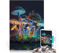 Puzzle da 1000 pezzi per adolescenti funghi magici per il giocattolo di sfida del gioco educativo perché è ideale come regalo per tutta la famiglia 52x38cm