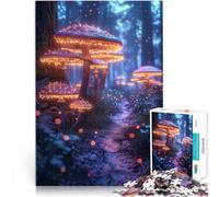 Puzzle da 1000 pezzi per adolescenti Fungo magico 3 Giocattolo educativo intellettuale decomprimente Lista dei desideri con Babbo Natale 75x50cm