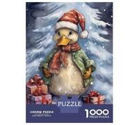 Puzzle Da 1000 Pezzi Per Adolescenti Funny Duck Christmas Puzzle Per Adulti Gioco Rompicapo Analisi E Logica Aiuta Ad Allenare Il Cervello 38x26cm/1000pcs