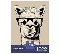 Puzzle Da 1000 Pezzi Per Adolescenti Funny Hipster Alpaca Puzzle Per Adulti Gioco Pratico Migliora La Memoria Regalo Di Compleanno, Regali, 70x50cm/1000pcs